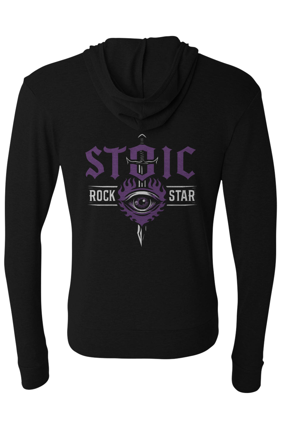 Stoic Purple Logo Hoodie